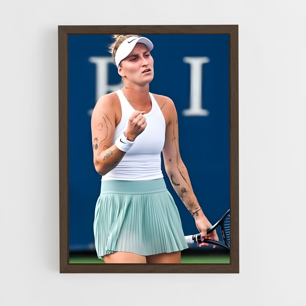 ap-marketa vondrousova-3 cadre Bois foncé