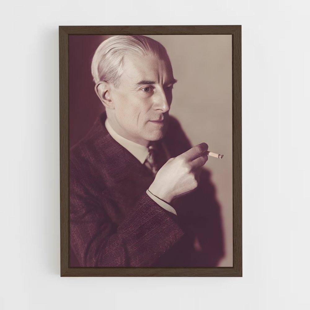ap-maurice ravel-4 cadre Bois foncé