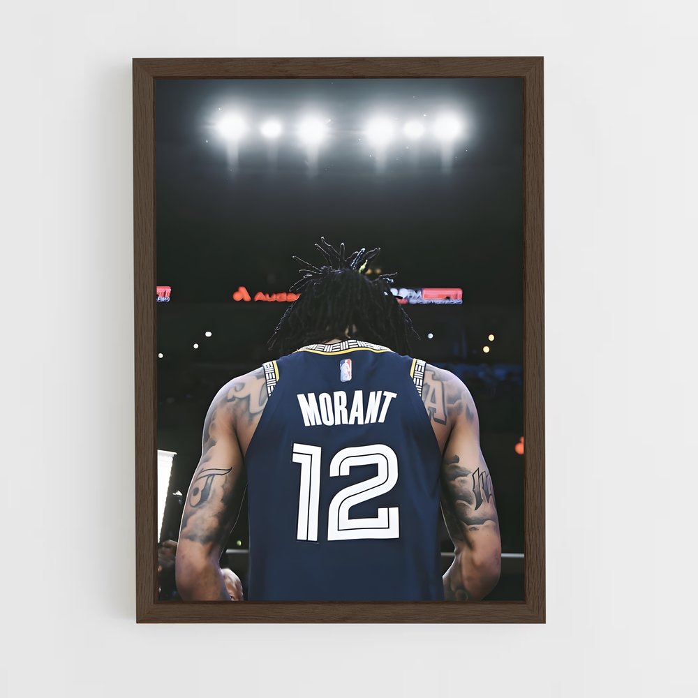 ap-memphis grizzlies-3 cadre Bois foncé