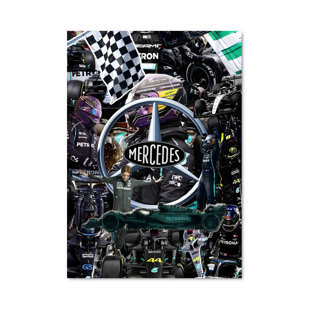 Poster Mercedes-amg petronas f1 team 63458