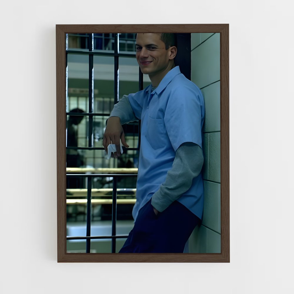ap-michael scofield-1 cadre Bois foncé