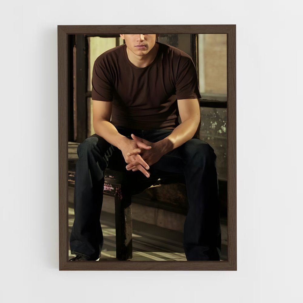 ap-michael scofield-2 cadre Bois foncé