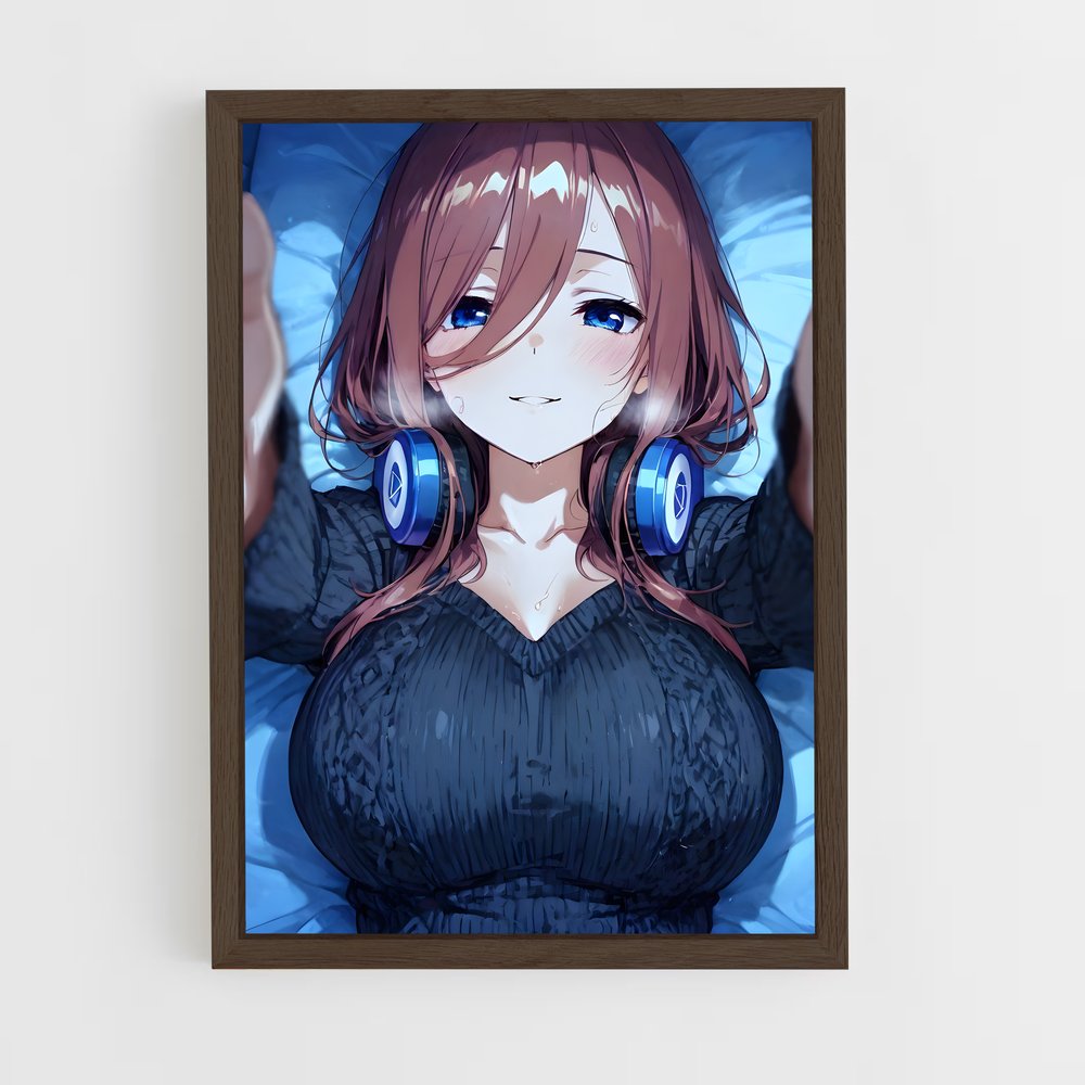 ap-miku nakano-9 cadre Bois foncé