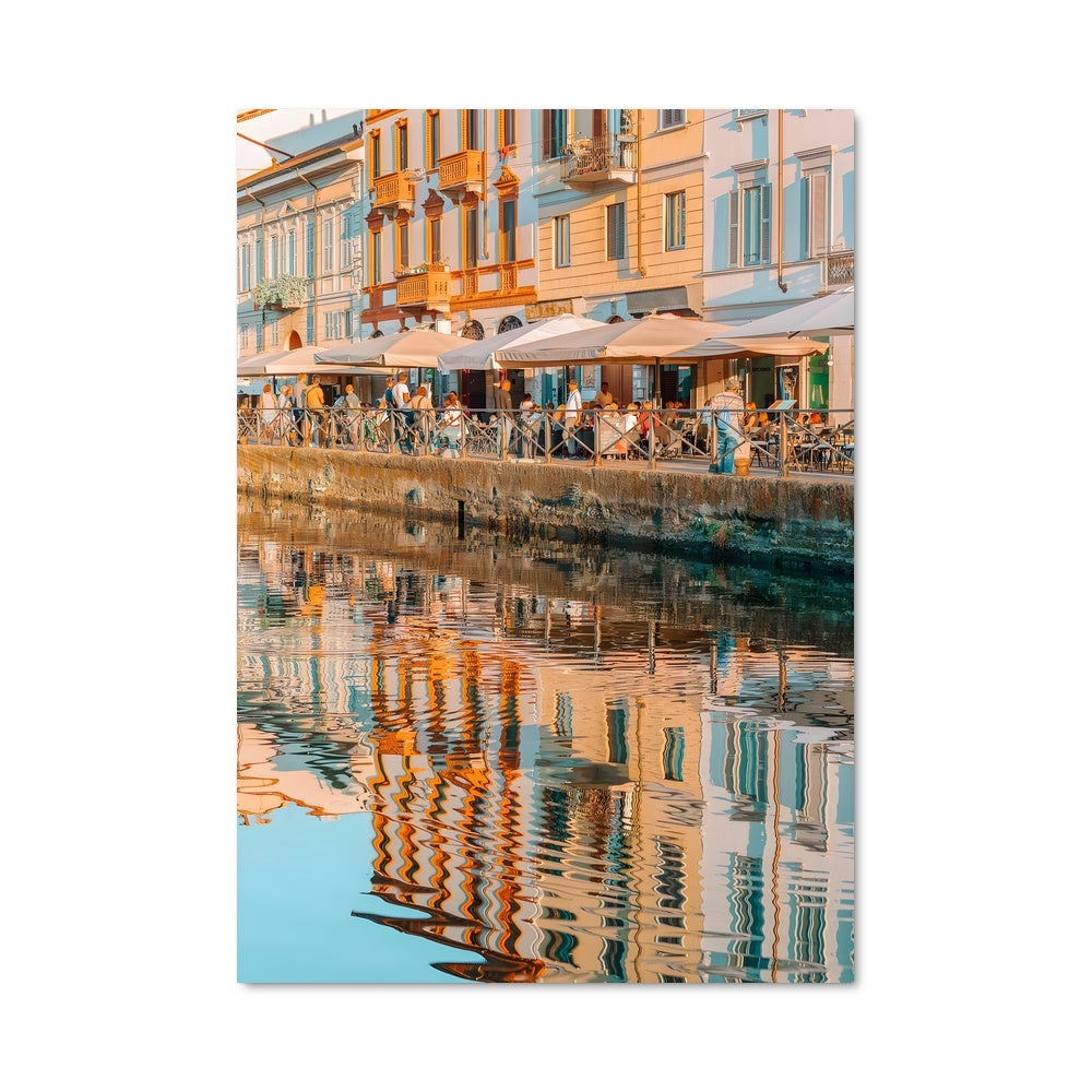 Poster Rives de Milan