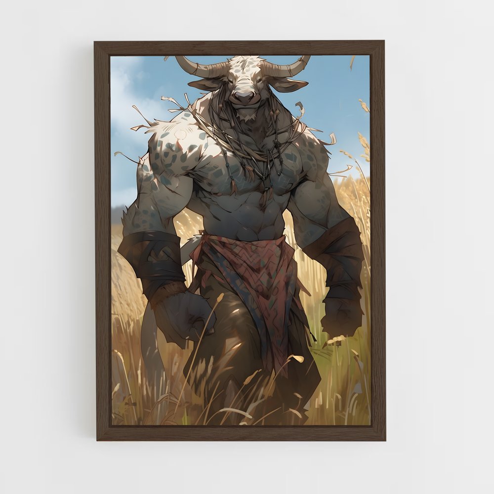 ap-minotaur-10 cadre Bois foncé