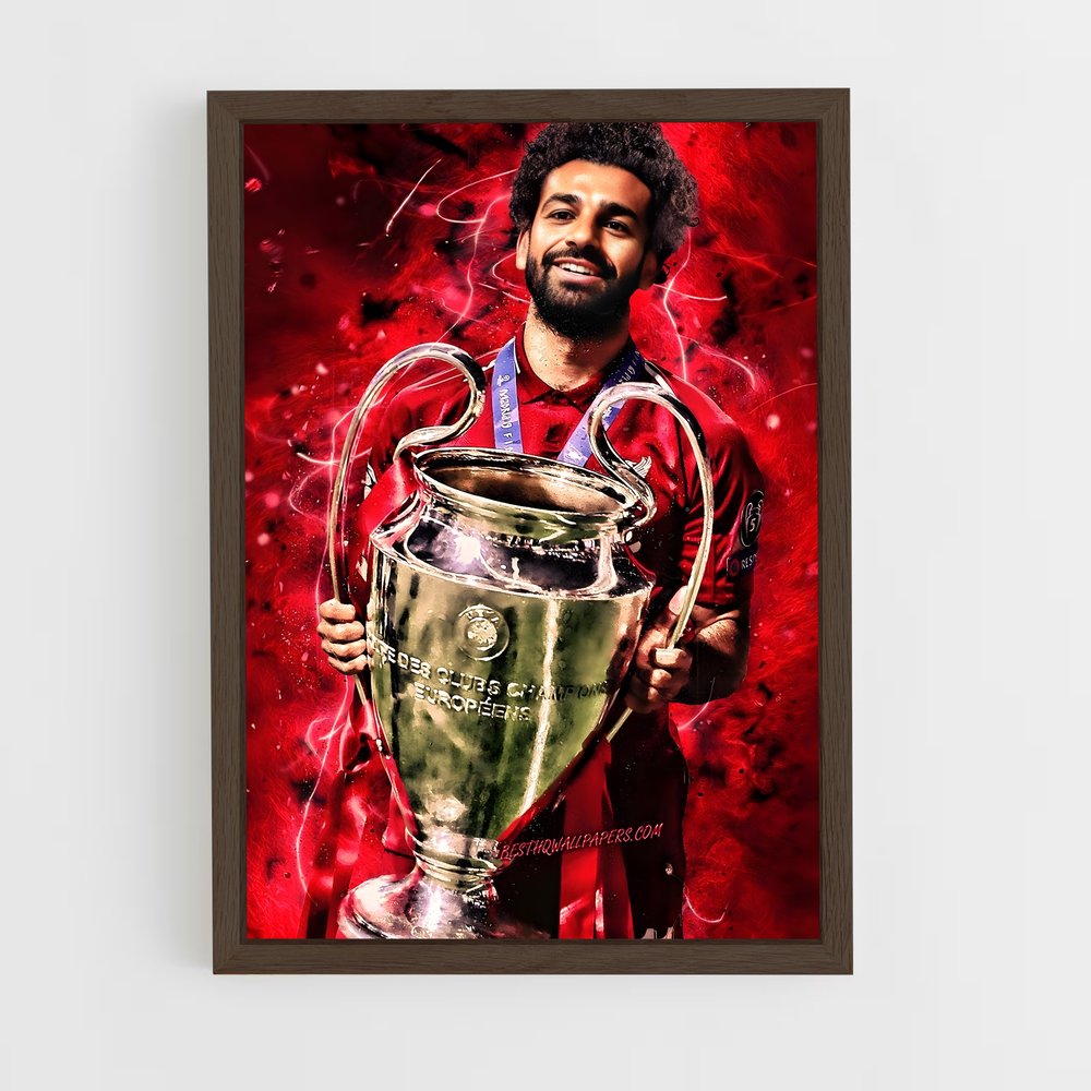 ap-mohamed salah-3 cadre Bois foncé
