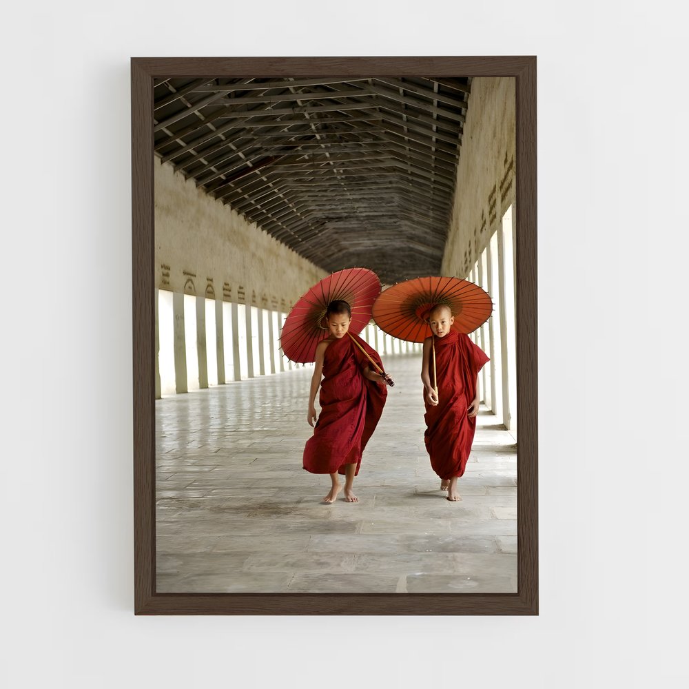 ap-monks-16 cadre Bois foncé