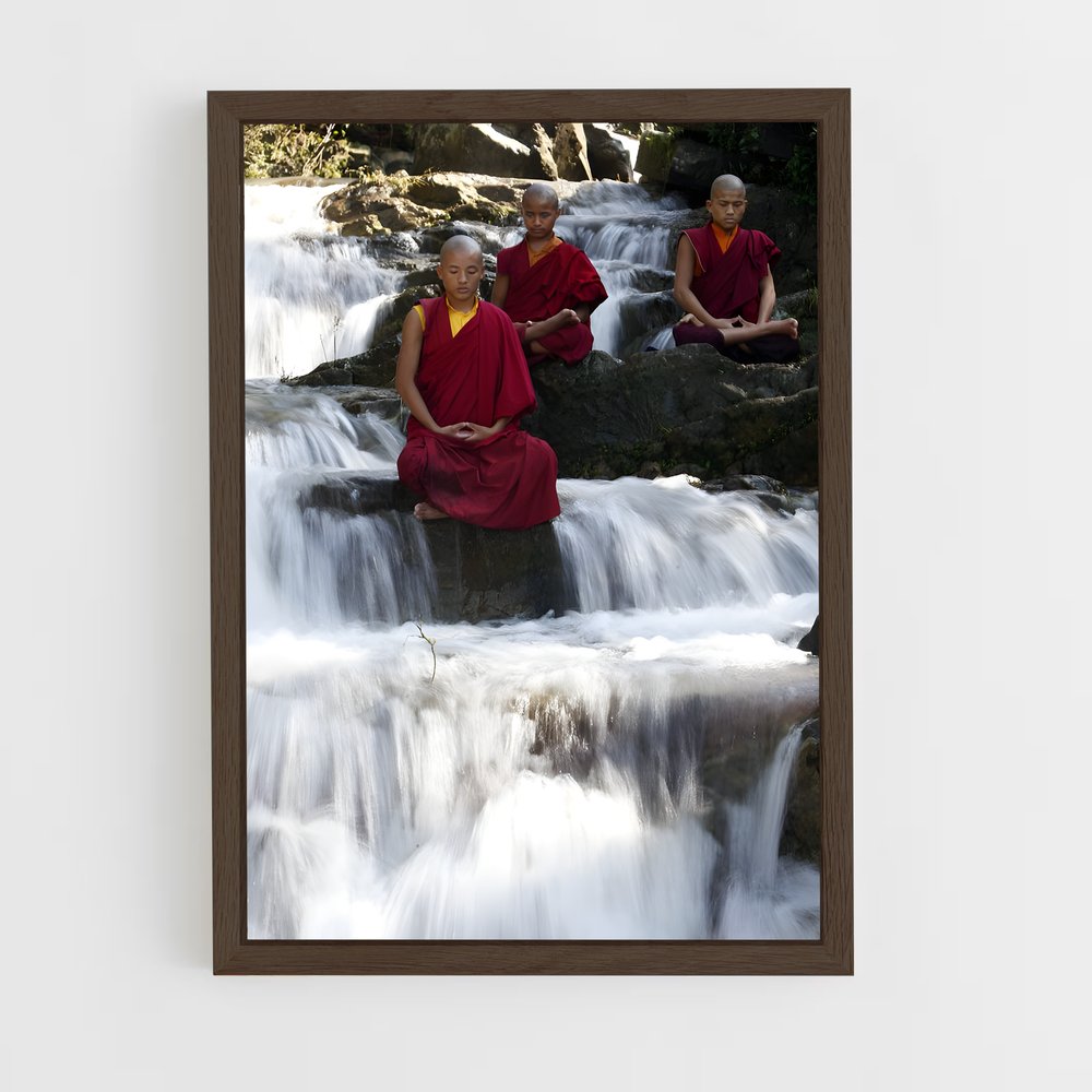 ap-monks-3 cadre Bois foncé