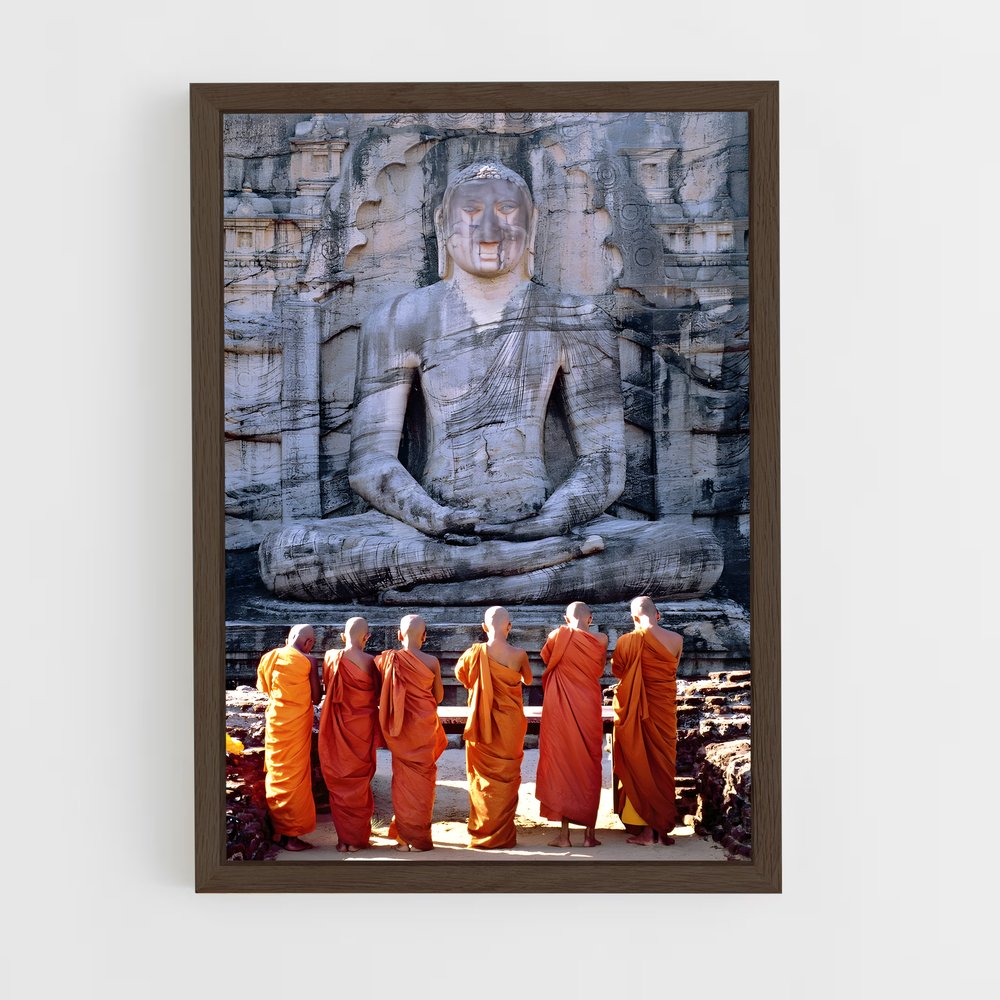 ap-monks-5 cadre Bois foncé