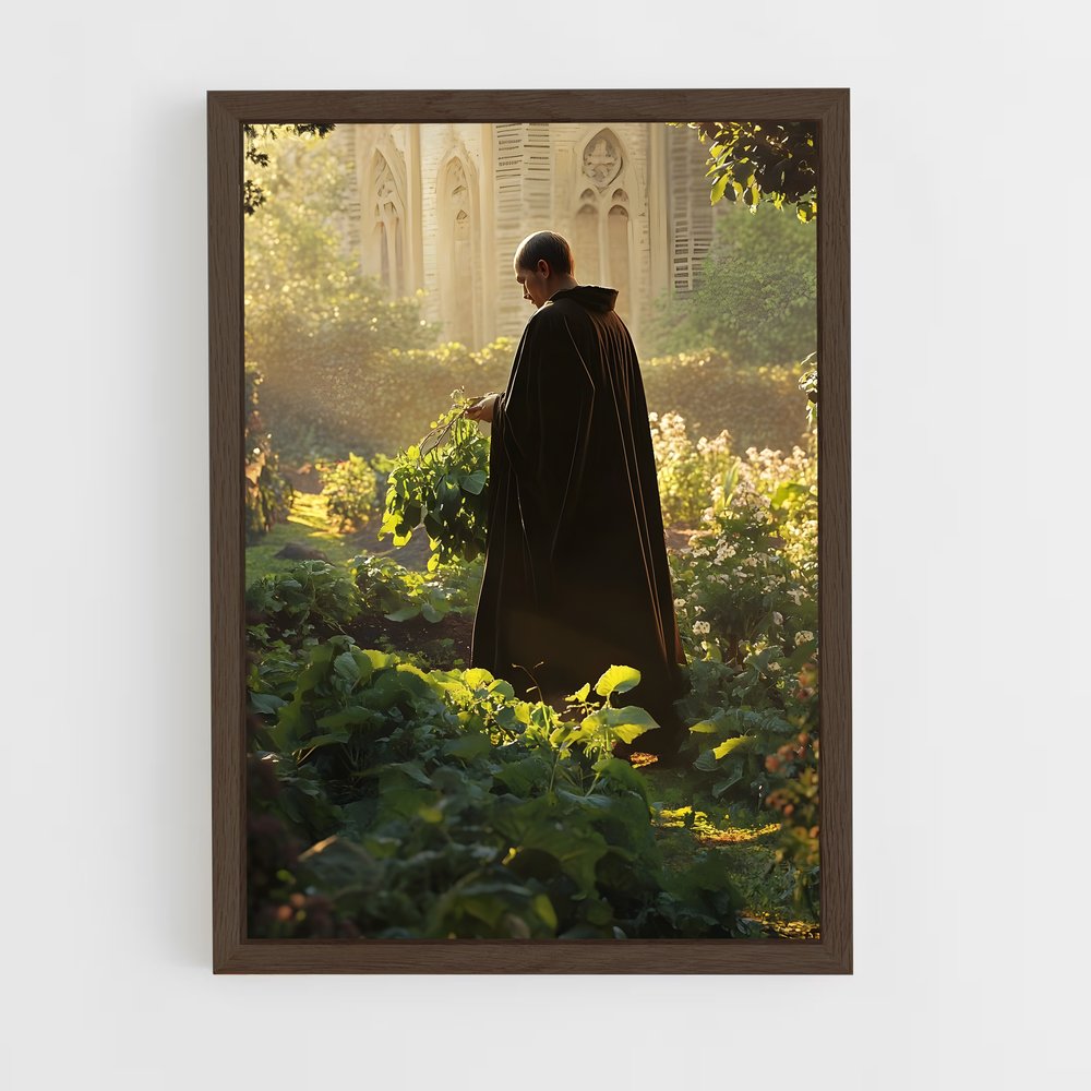 ap-monks-8 cadre Bois foncé