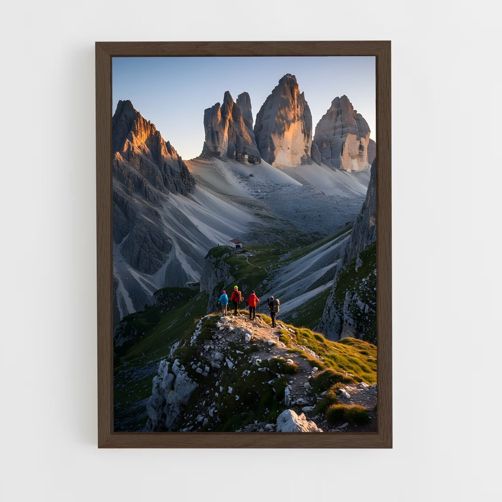 ap-mountain guide-3 cadre Bois foncé