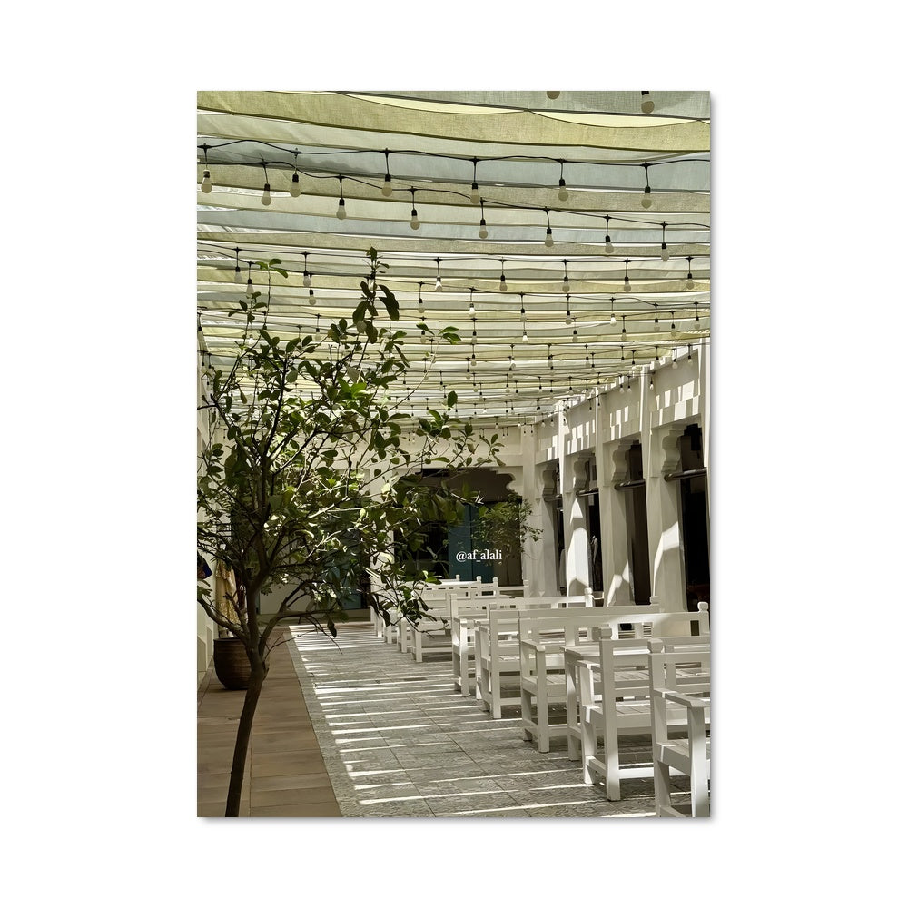 Poster Patio Sérénité