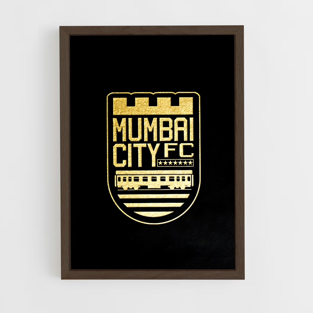 ap-mumbai city fc-2 cadre Bois foncé
