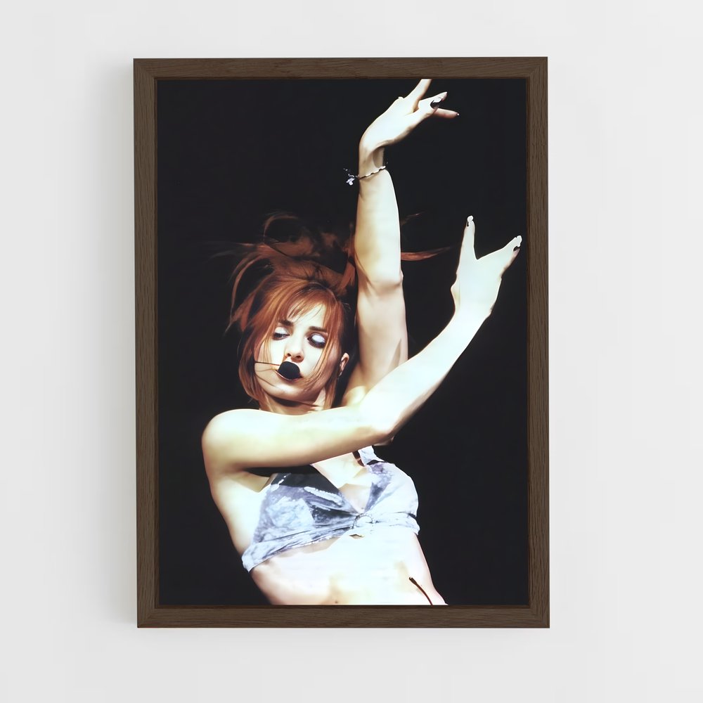 ap-mylene farmer-8 cadre Bois foncé