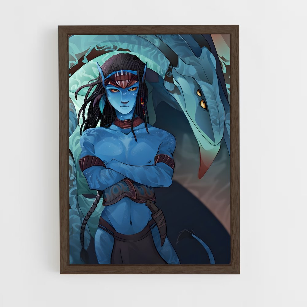 ap-na'vi-2 cadre Bois foncé