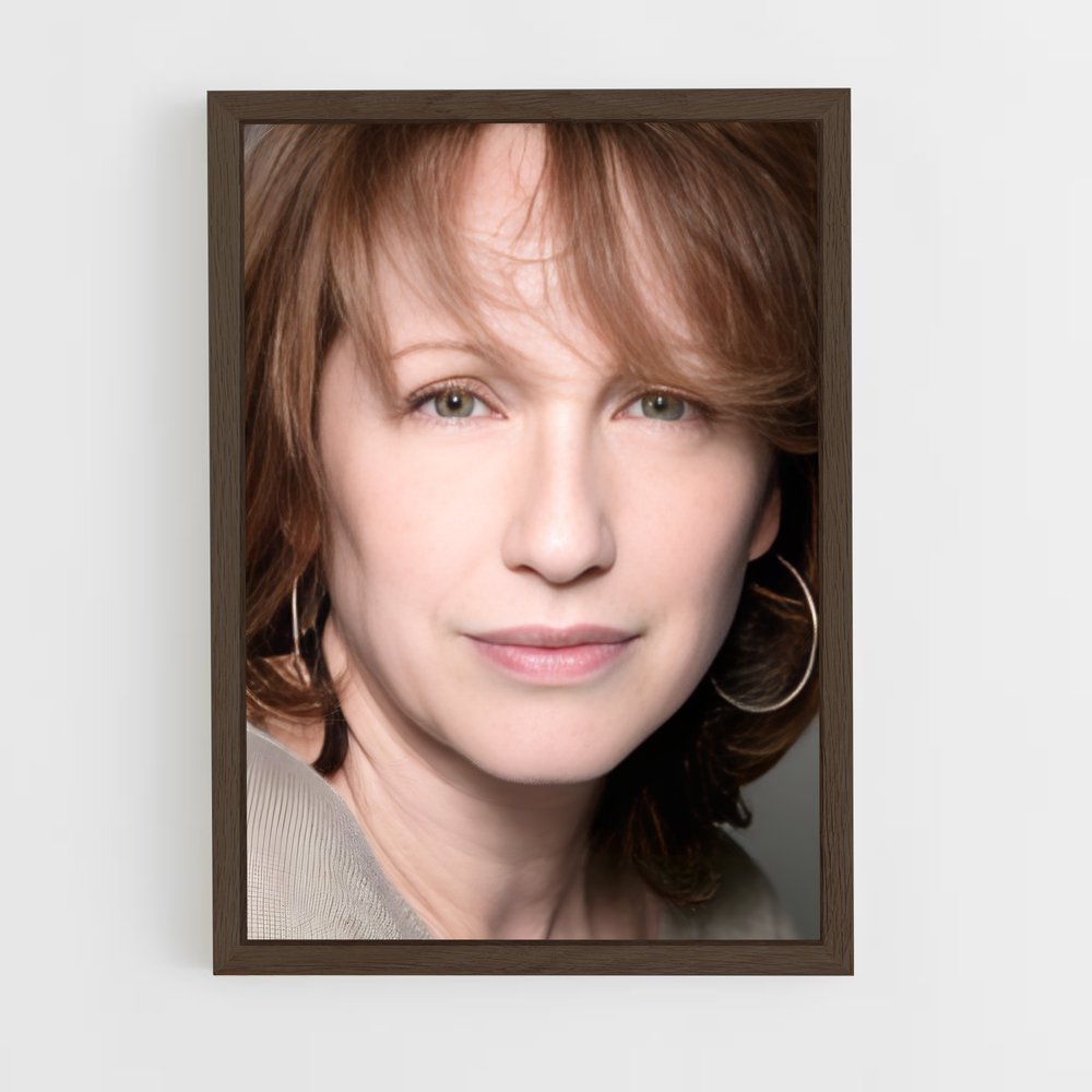 ap-nathalie baye-4 cadre Bois foncé