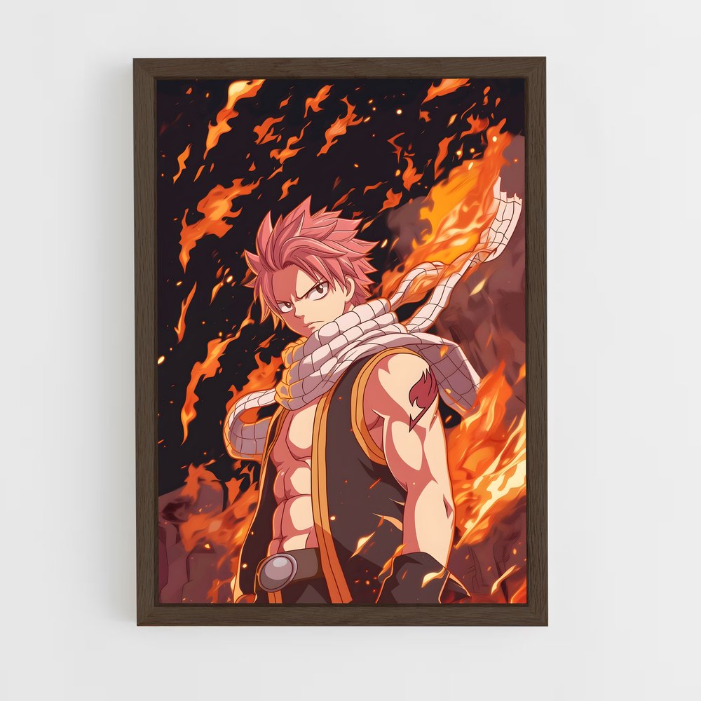 ap-natsu dragneel-1 cadre Bois foncé