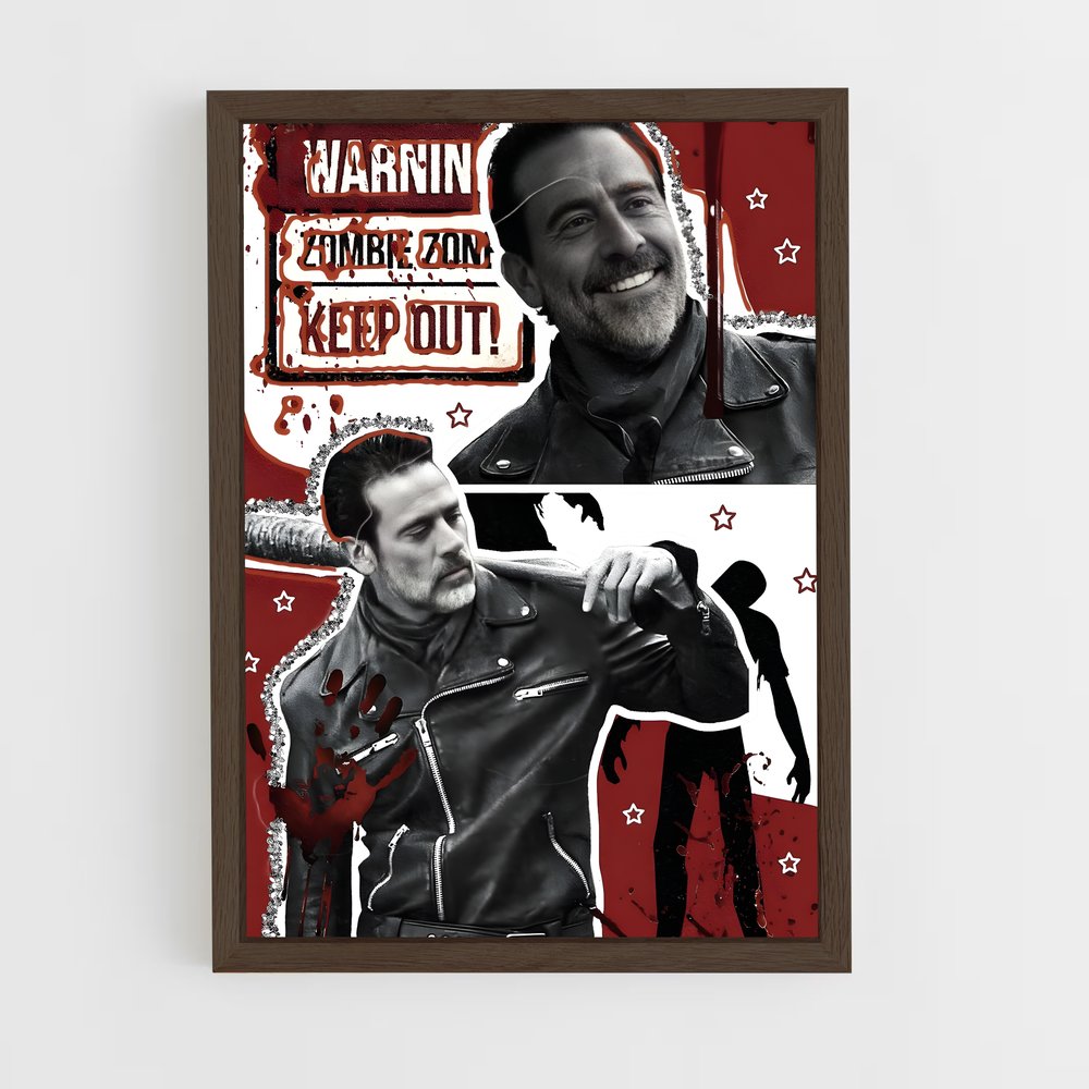 ap-negan smith-5 cadre Bois foncé
