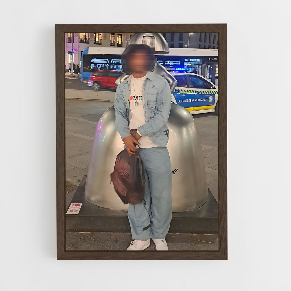 ap-nil ojeda-9 cadre Bois foncé