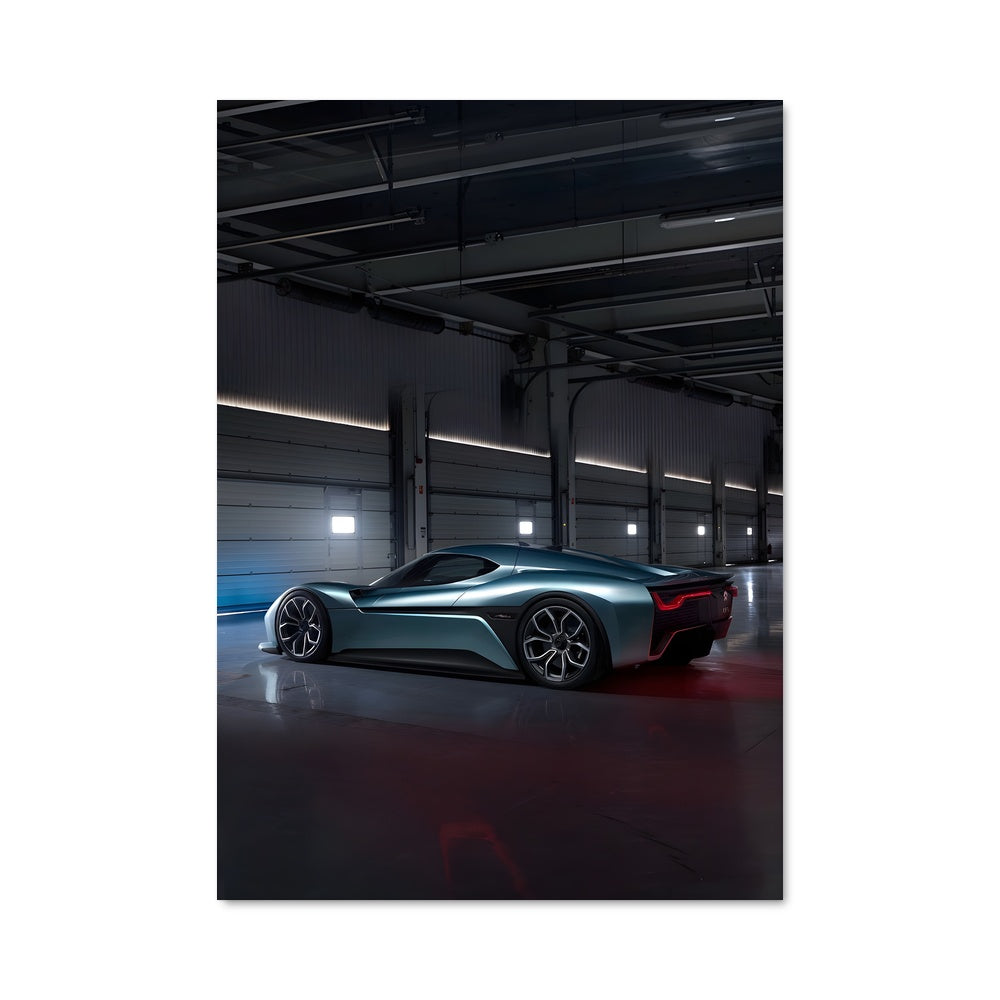 Poster Garage Enflammé