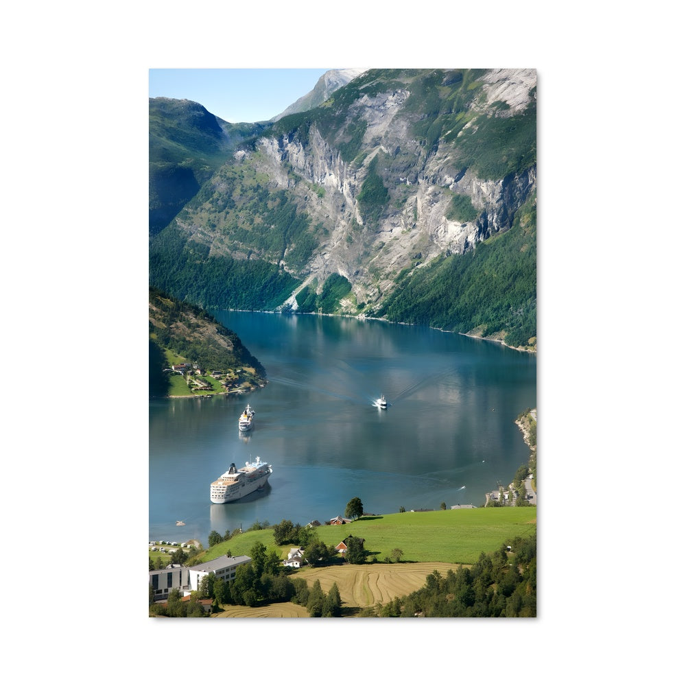 Poster Croisière Fjordique
