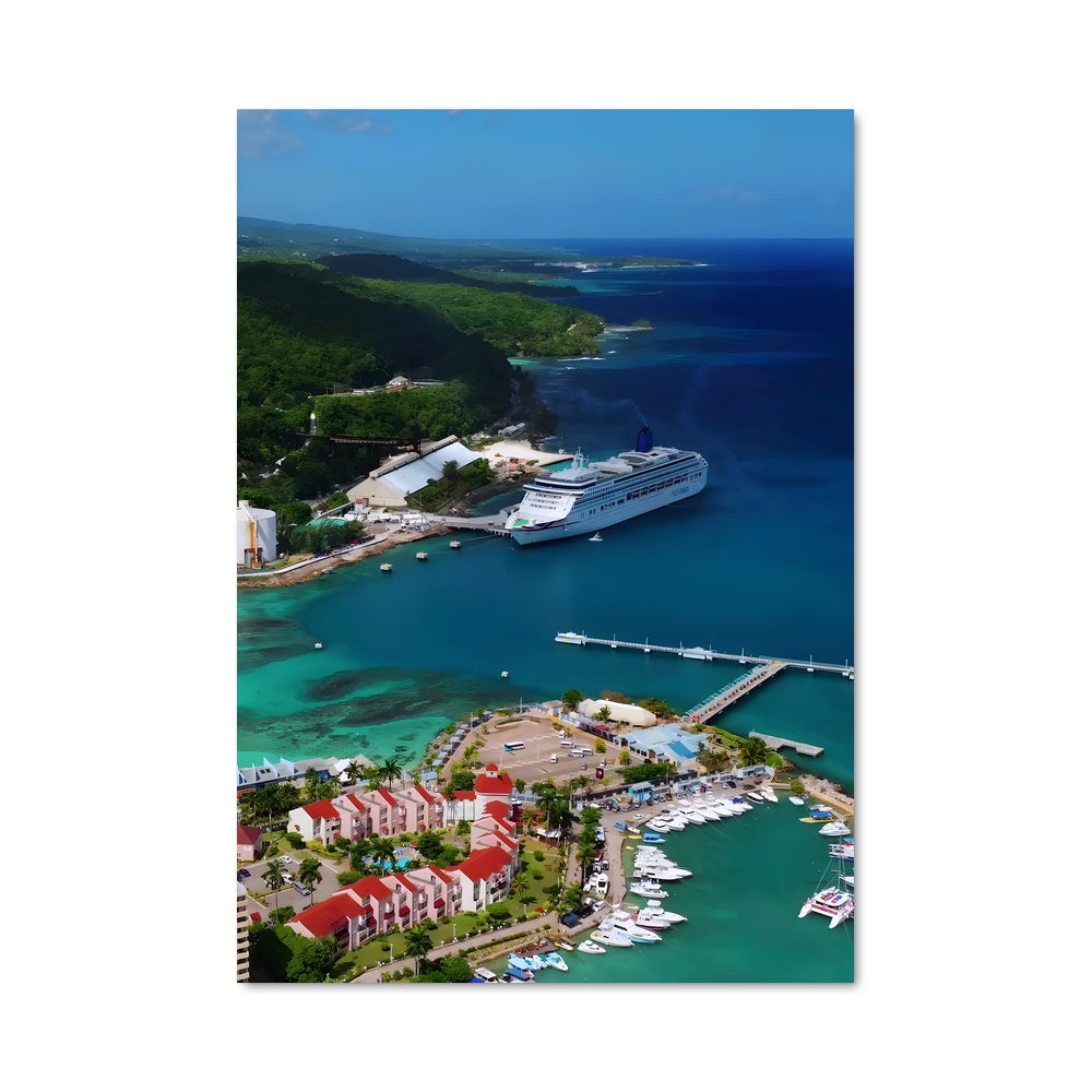 Poster Croisière à Saint-Thomas