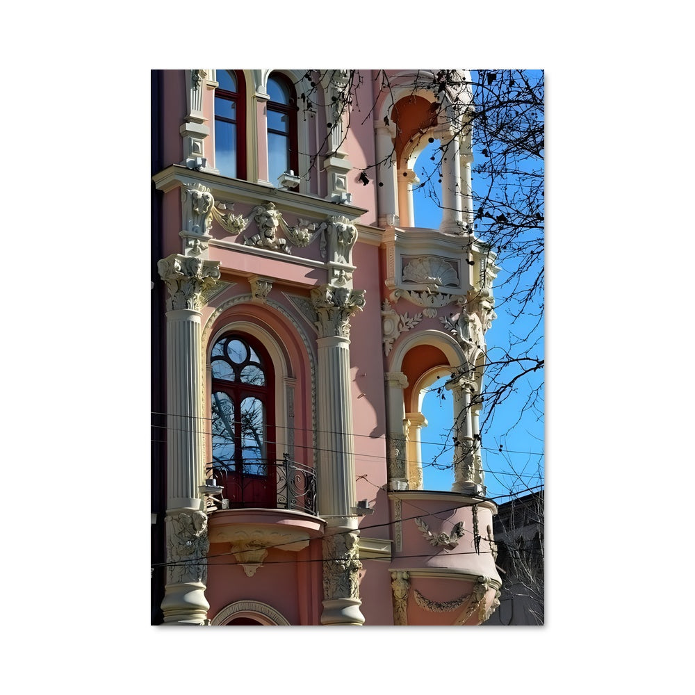 Poster L'Horloge Rosée