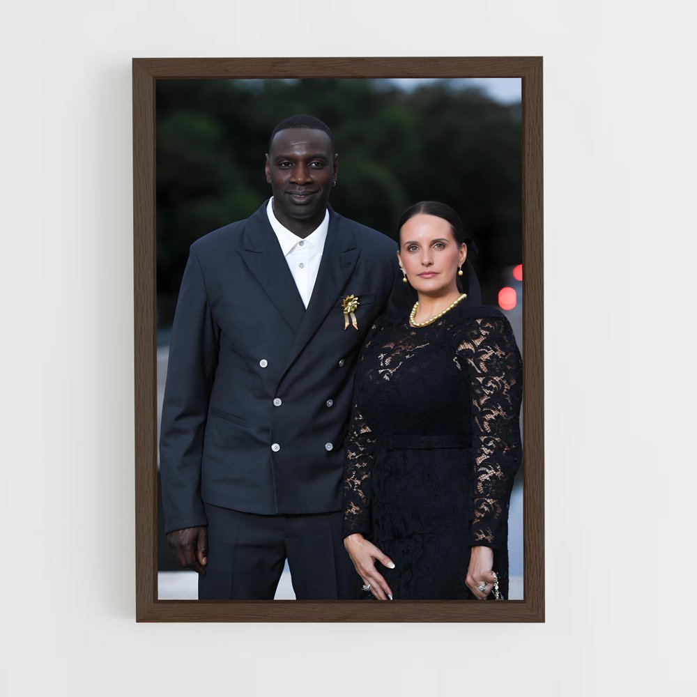 ap-omar sy-9 cadre Bois foncé