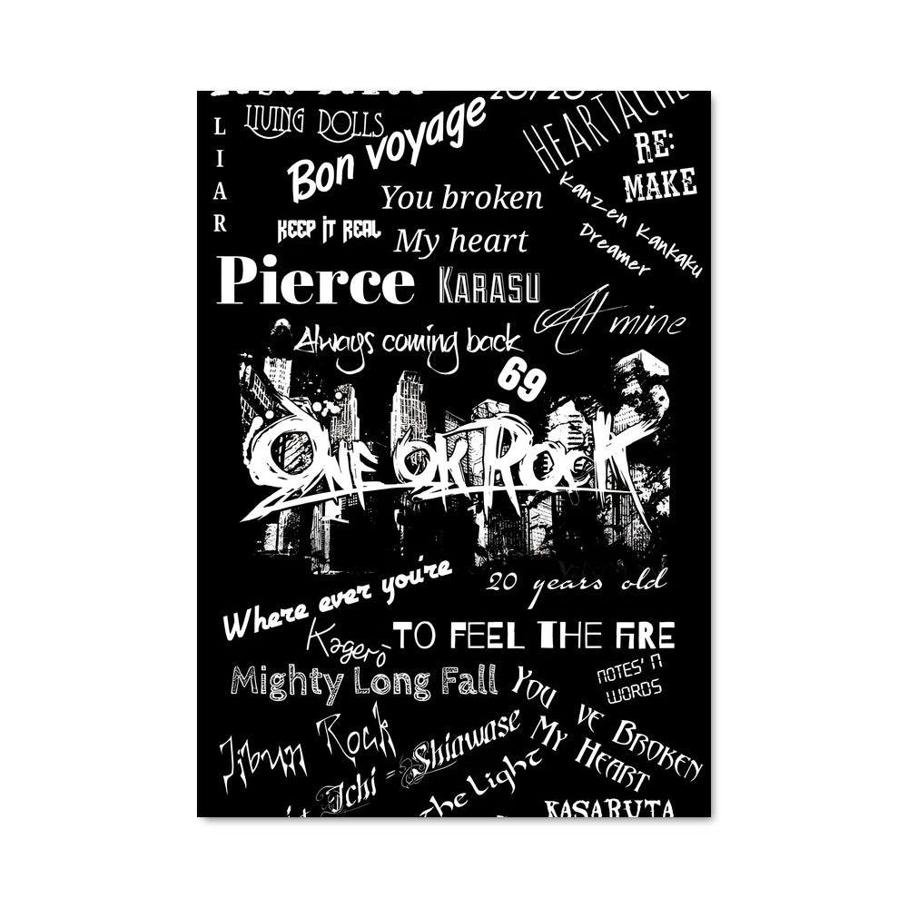 Poster Multilingue Rock