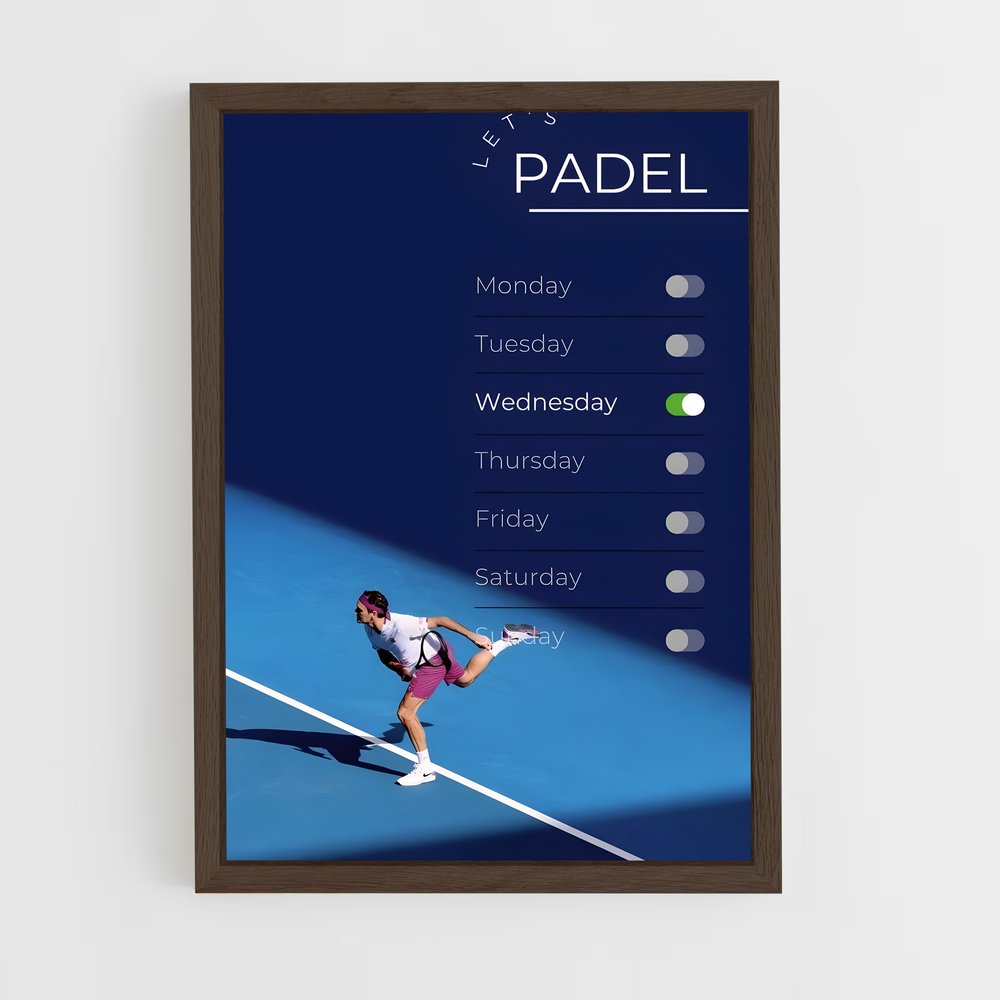 ap-padel-2 cadre Bois foncé