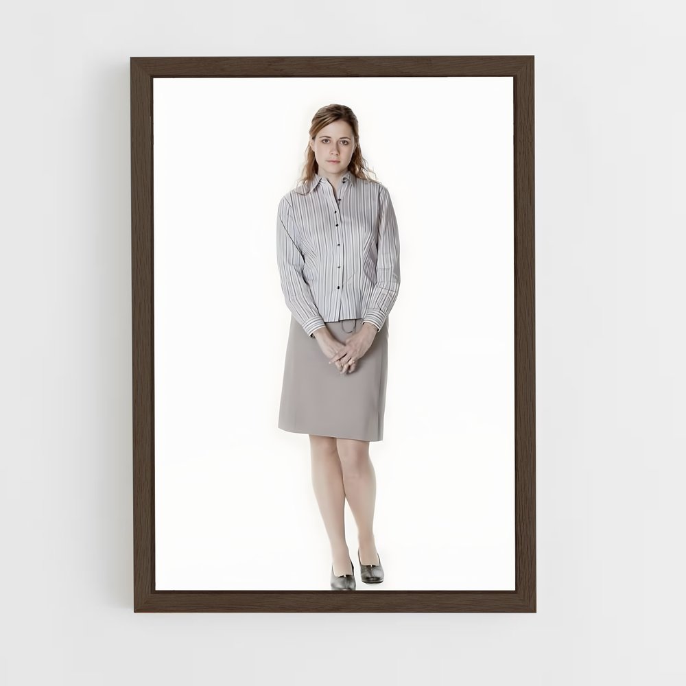 ap-pam beesly-1 cadre Bois foncé