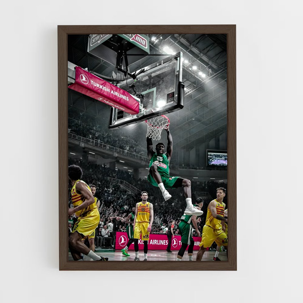 ap-panathinaikos basketball-2 cadre Bois foncé