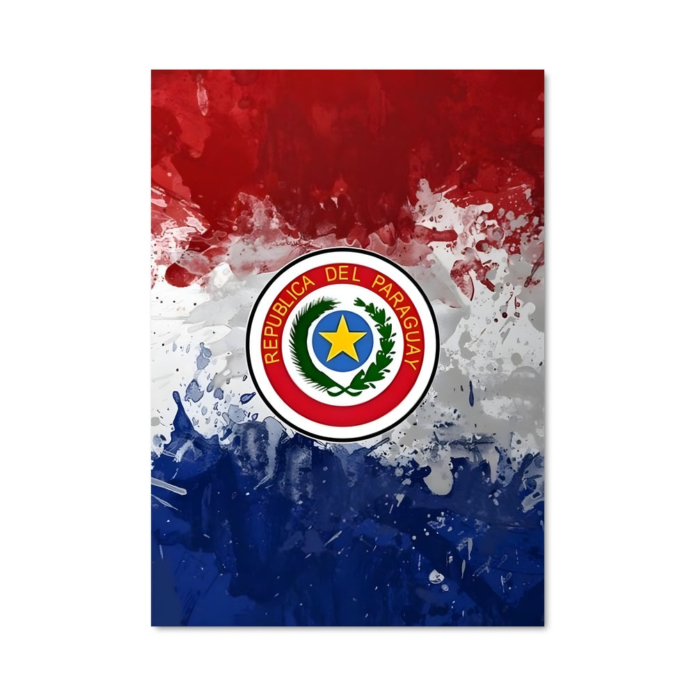 Poster Paraguay flag 85637