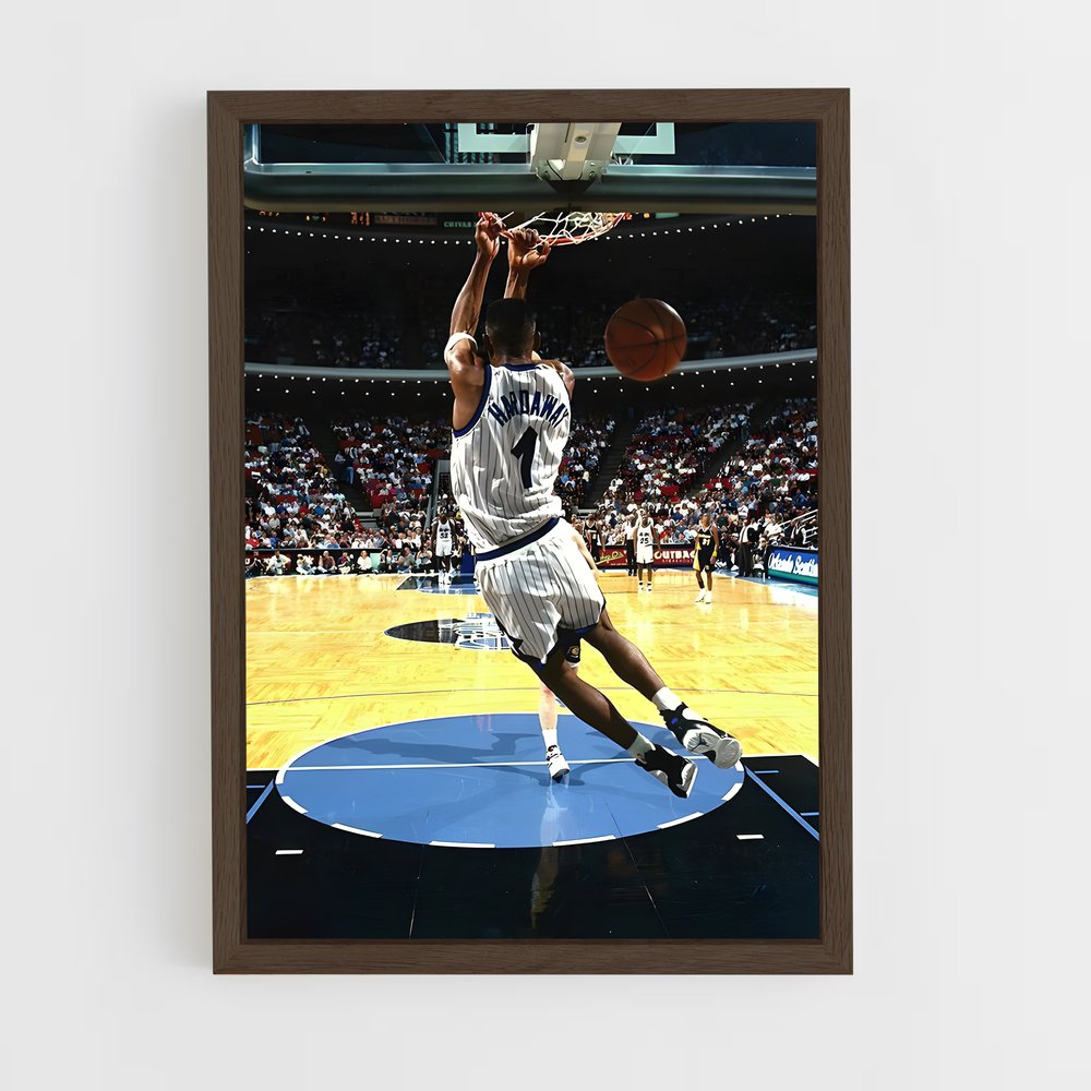 ap-penny hardaway-1 cadre Bois foncé