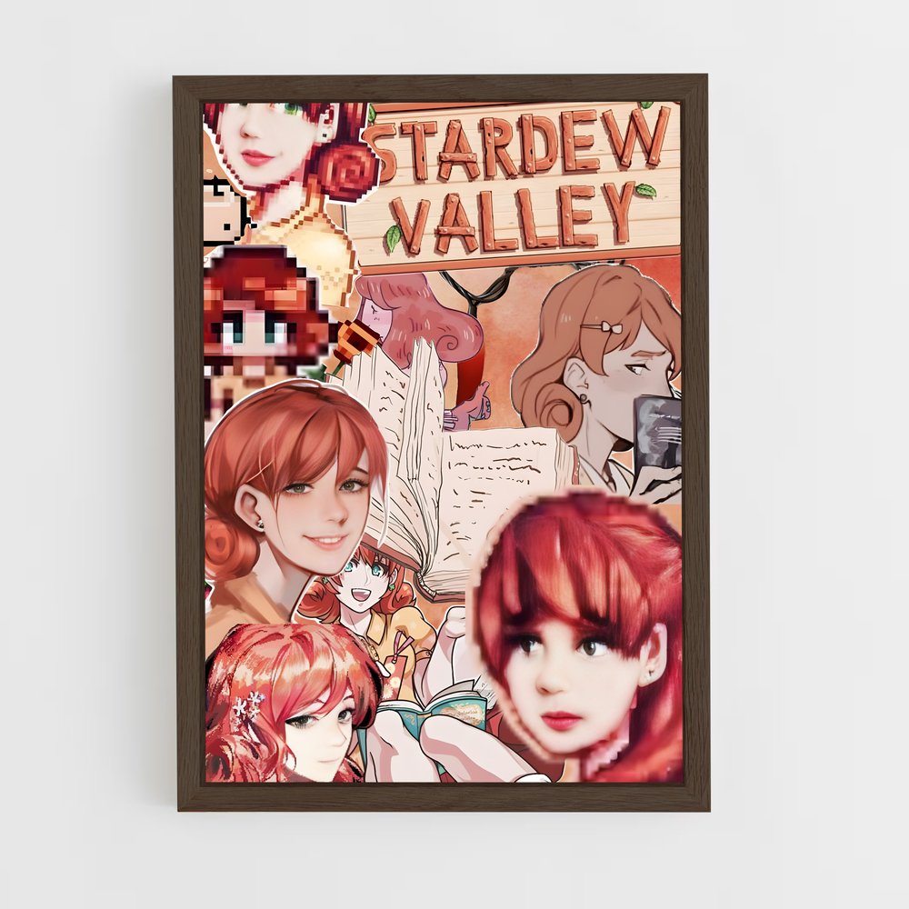 ap-penny stardew-4 cadre Bois foncé