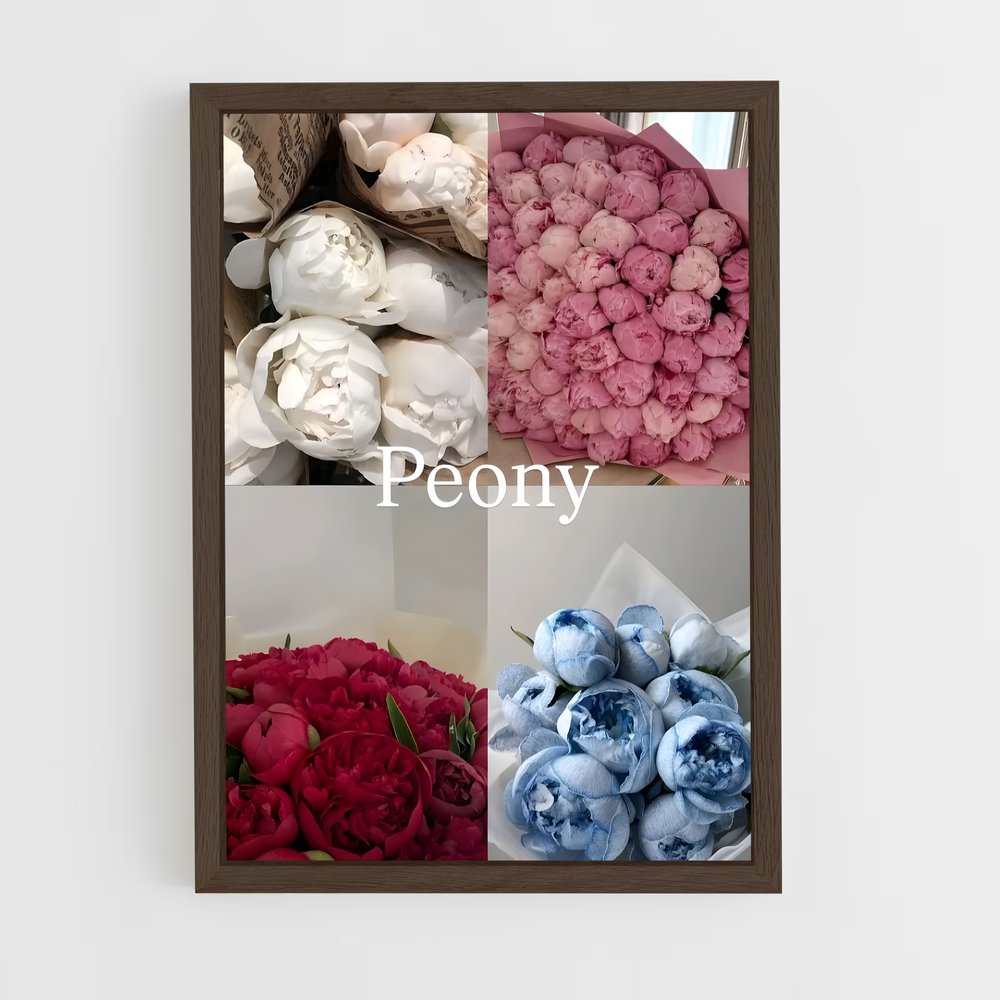 ap-peony-12 cadre Bois foncé