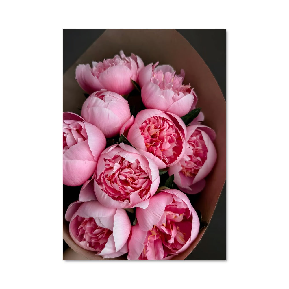 Poster Bouquet de Pivoines