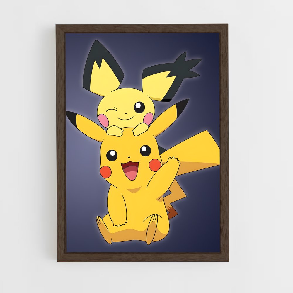 ap-pichu-3 cadre Bois foncé