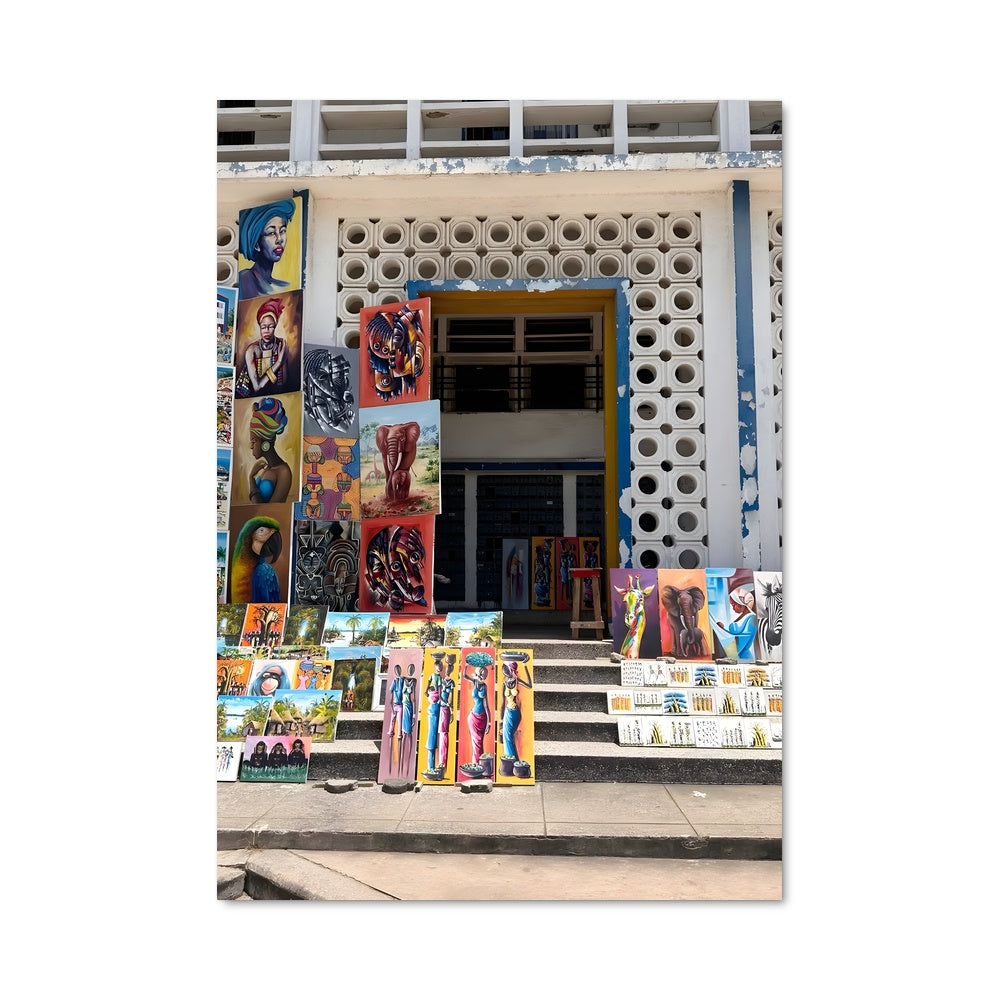 Poster Escalier Artistique