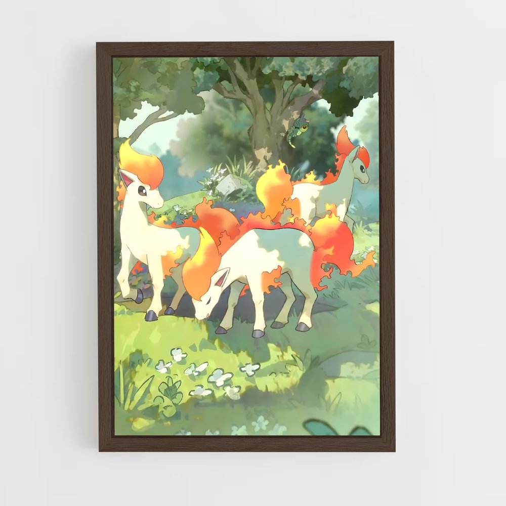 ap-ponyta-2 cadre Bois foncé