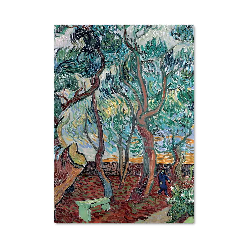 Poster Les Oliviers de Van Gogh