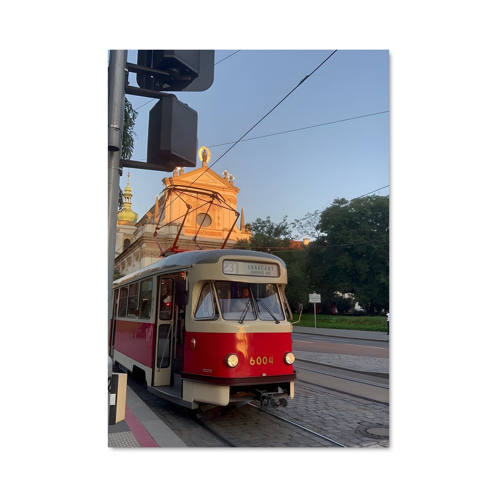 Poster Tramway de Prague