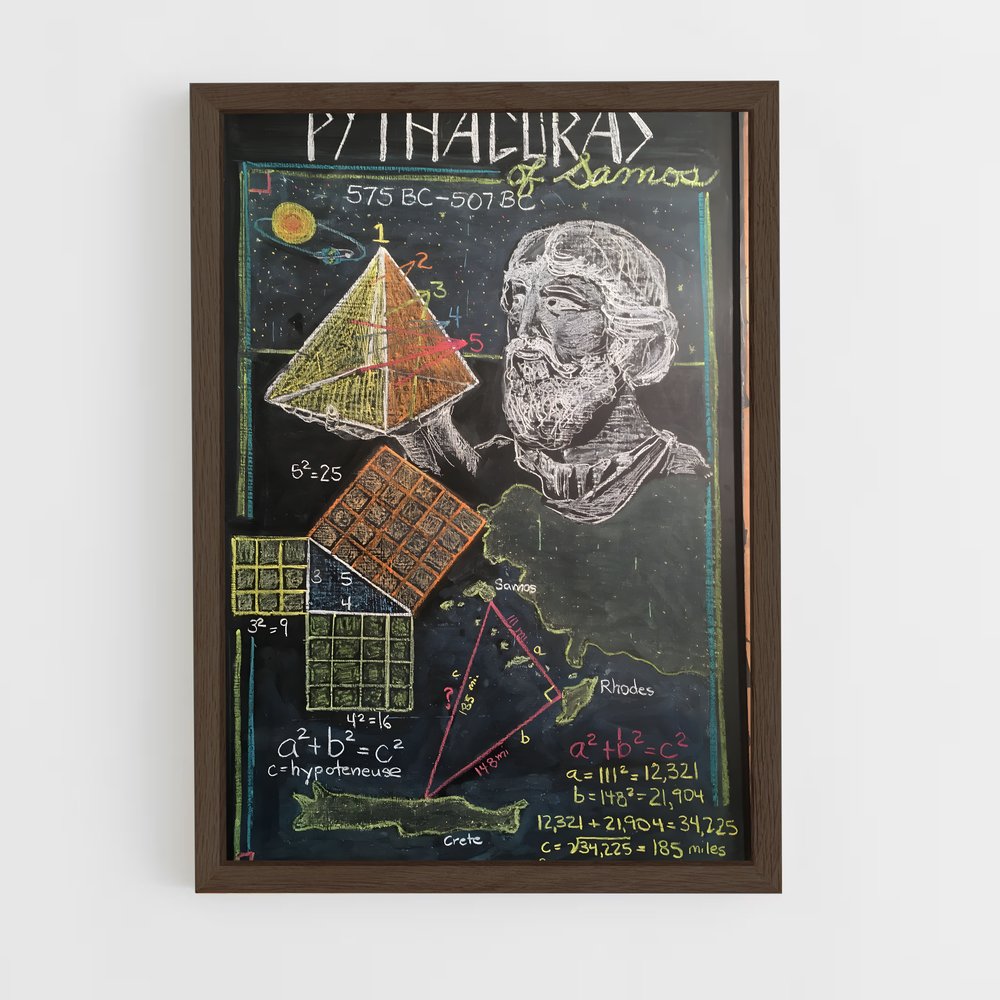 ap-pythagoras-5 cadre Bois foncé