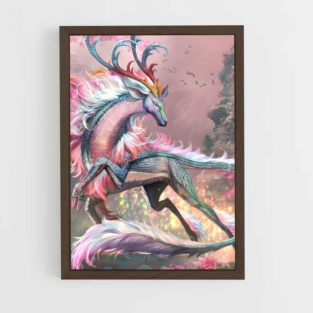 ap-qilin-1 cadre Bois foncé