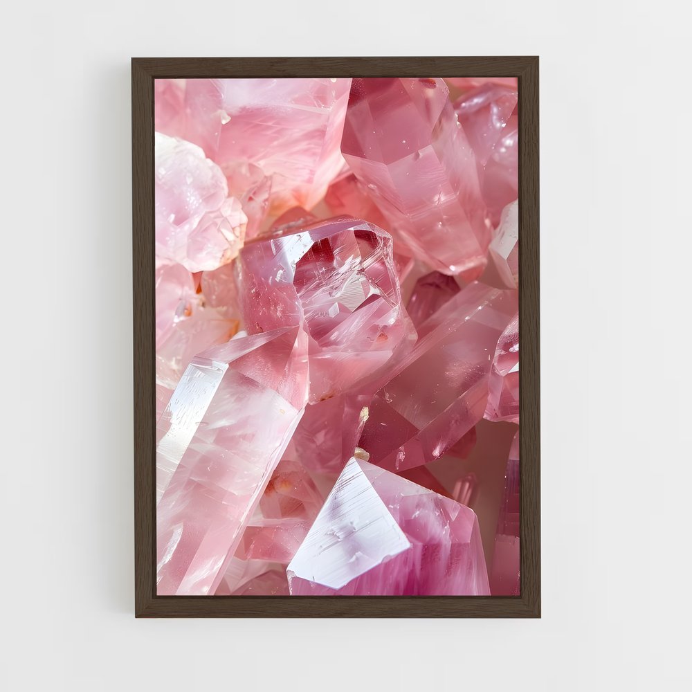 ap-quartz crystal-4 cadre Bois foncé