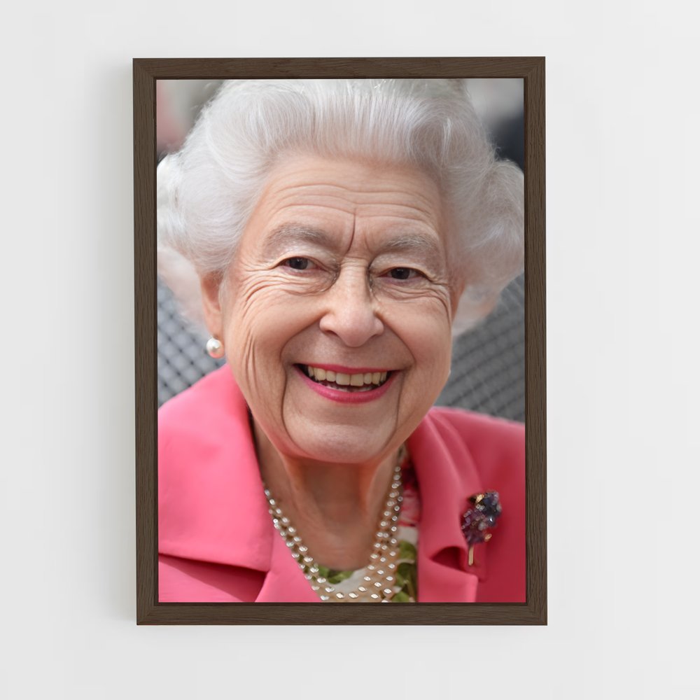 ap-queen elizabeth ii-4 cadre Bois foncé
