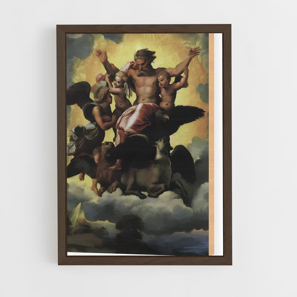 ap-raffaello sanzio-1 cadre Bois foncé