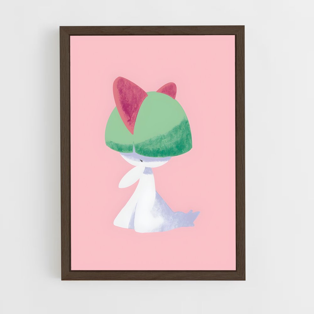 ap-ralts-1 cadre Bois foncé