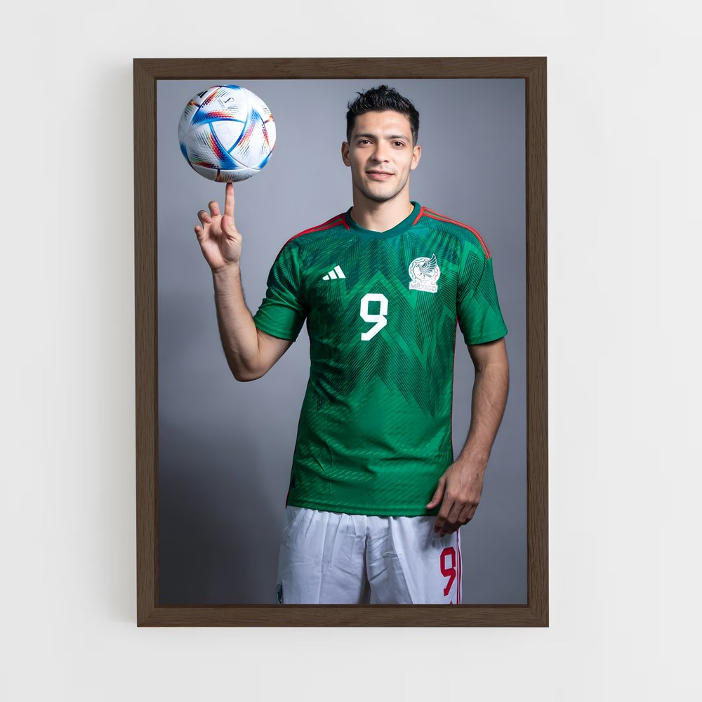 ap-raul jimenez-5 cadre Bois foncé