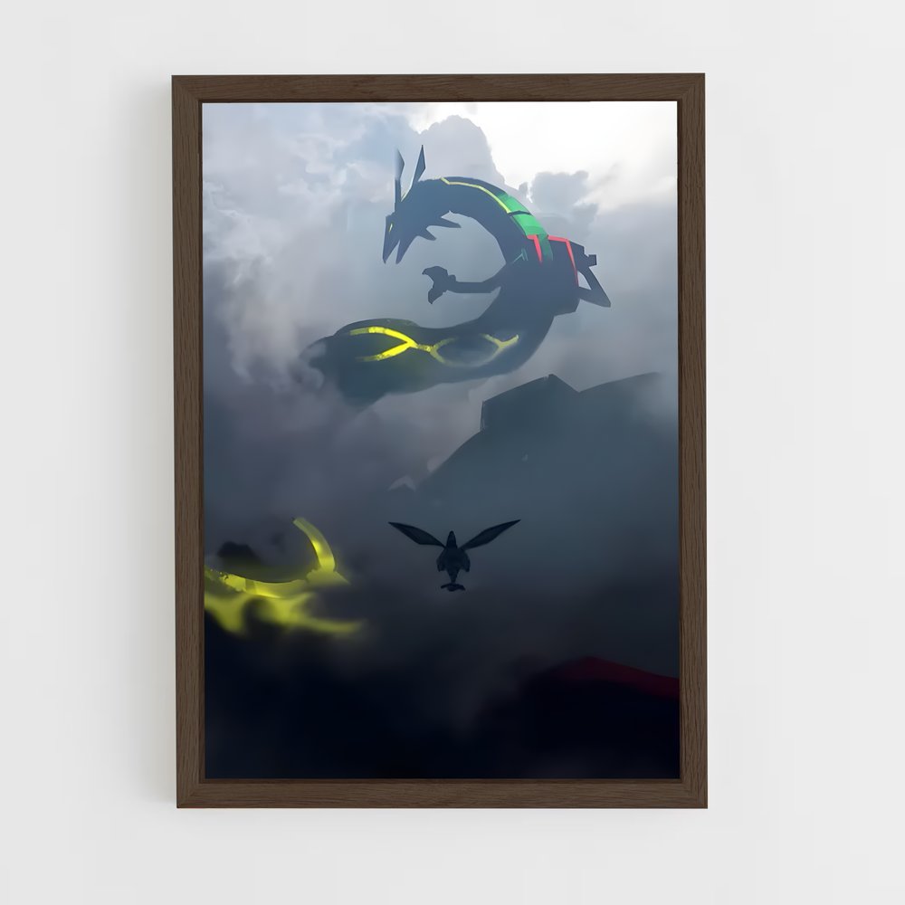 ap-rayquaza-5 cadre Bois foncé